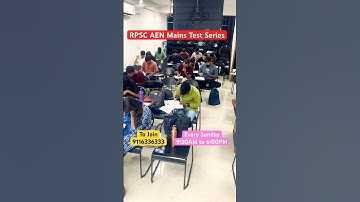 RPSC AEn | Test Series | Dushyant Sir | SaSuTi #rpscaen #sasuti #dushyantsir