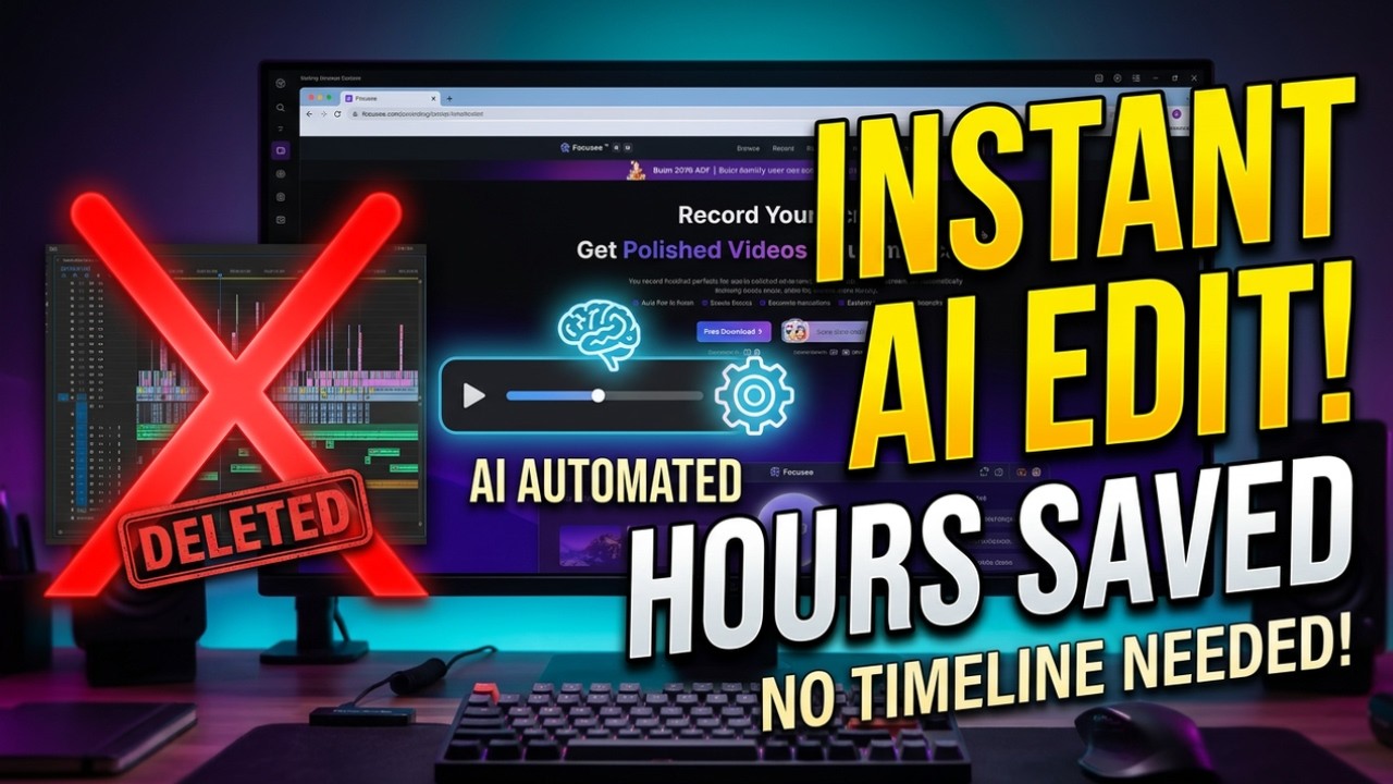 This AI Saves Me Hours Editing Videos (Focusee)