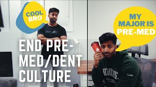 Why you shouldn't call yourself a pre-med/dent student | First VLOG