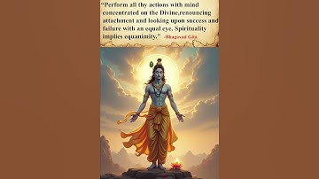 Success or Failure? Krishna’s Wisdom on True Spirituality #motivation #believeinkarma#hinduscripture