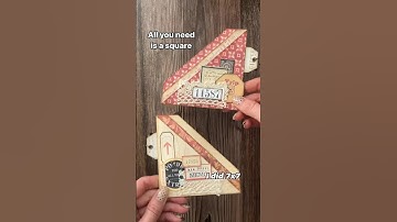 All you need is a SQUARE! Full tutorial is linked ❤️ #junkjournal