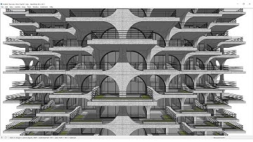 3d modeling Tel Aviv Residential Tower by Chris Precht using Sketchup