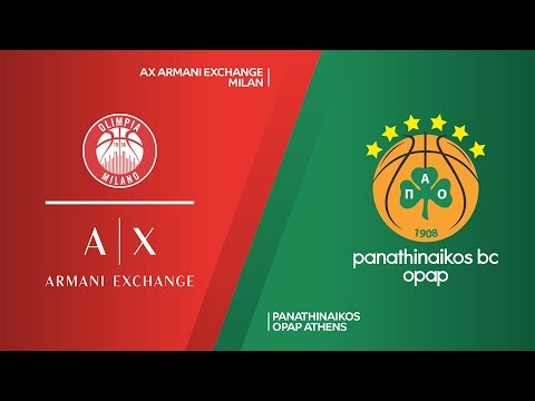 AX Armani Exchange Milan - Panathinaikos OPAP Athens Highlights | EuroLeague, RS Round 18