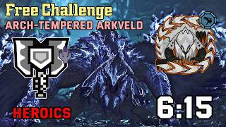 Monster Hunter Wilds - Free Challenge Quest Arch Tempered Arkveld Vs Charge Blade 061534