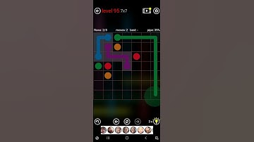 Flow Free 7x7 Level 95 #flowfree #level95 #8x8 #6x6 #7x7 #8x8 #mania #9x9 #10x10