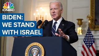 President Biden: We stand with Israel screenshot 5