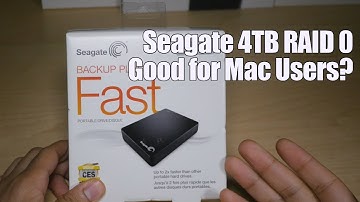 Review: Seagate Backup Plus Fast 4TB RAID - Good for Mac Users?