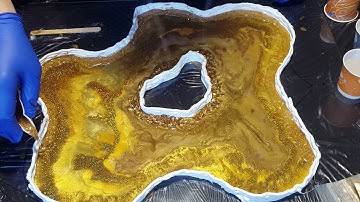 Part 2 Solid Gold Freeform Geode