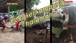 Ganti #bullhead Avanza dan #repair body momen proses 