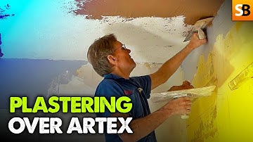 Plastering Over Artex  DIY