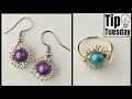 Wire Coil Earrings and Rings Tutorial