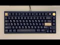 QK75 Nixies on Plateless Sound Test