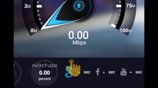 Brief overview of the basic functionalities in the NetVelocity app screenshot 1