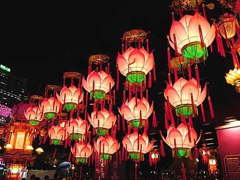 chinese lanterns victoria park hong kong mid autumn festival 2016