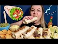 МУКБАНГ БУРРИТО ГУАКАМОЛЕ MUKBANG BURRITO GUACAMOLE NACHOS