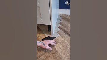 How to lay Herringbone around those difficult cuts. #diy #lvpflooring #home #myscribe #flooring #lvt