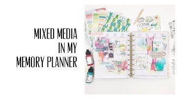 Mixed Media Memory Planning with Cocoa Daisy