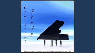 Gnossienne No. 1 - Satie - Classical Study Music - Classical Piano and Thunderstorm Sounds - Concentration Music - Aveda Blue