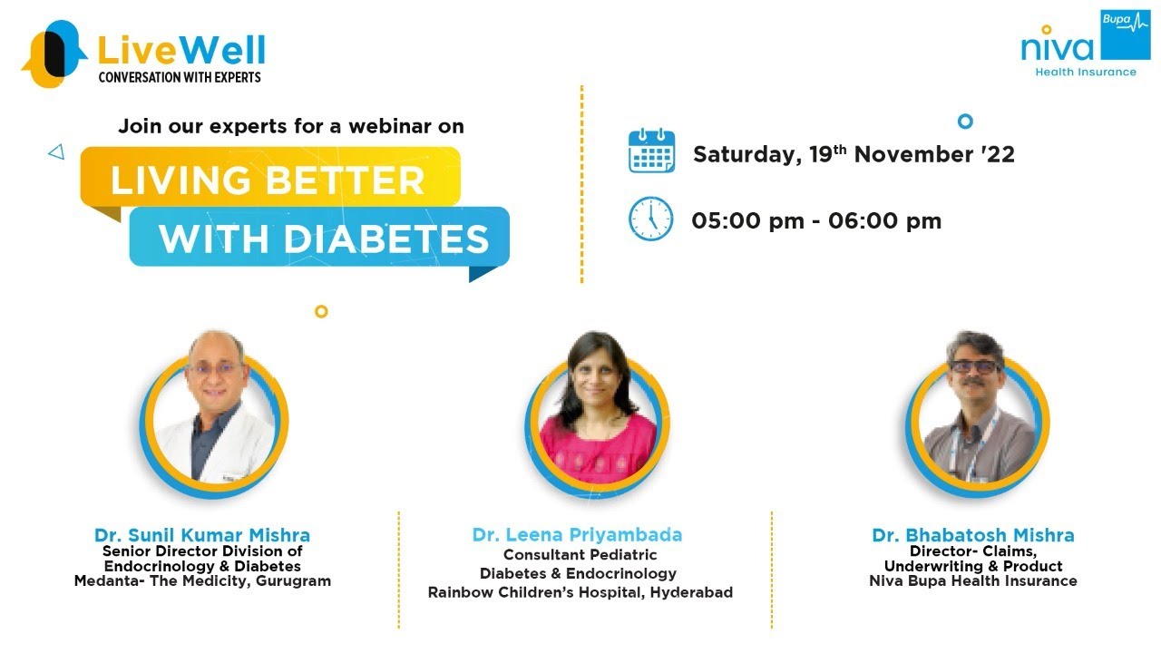 Adopt a healthy lifestyle to live better with diabetes