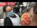 Kens big kitchen creates elaborate fruit  veggie carvings