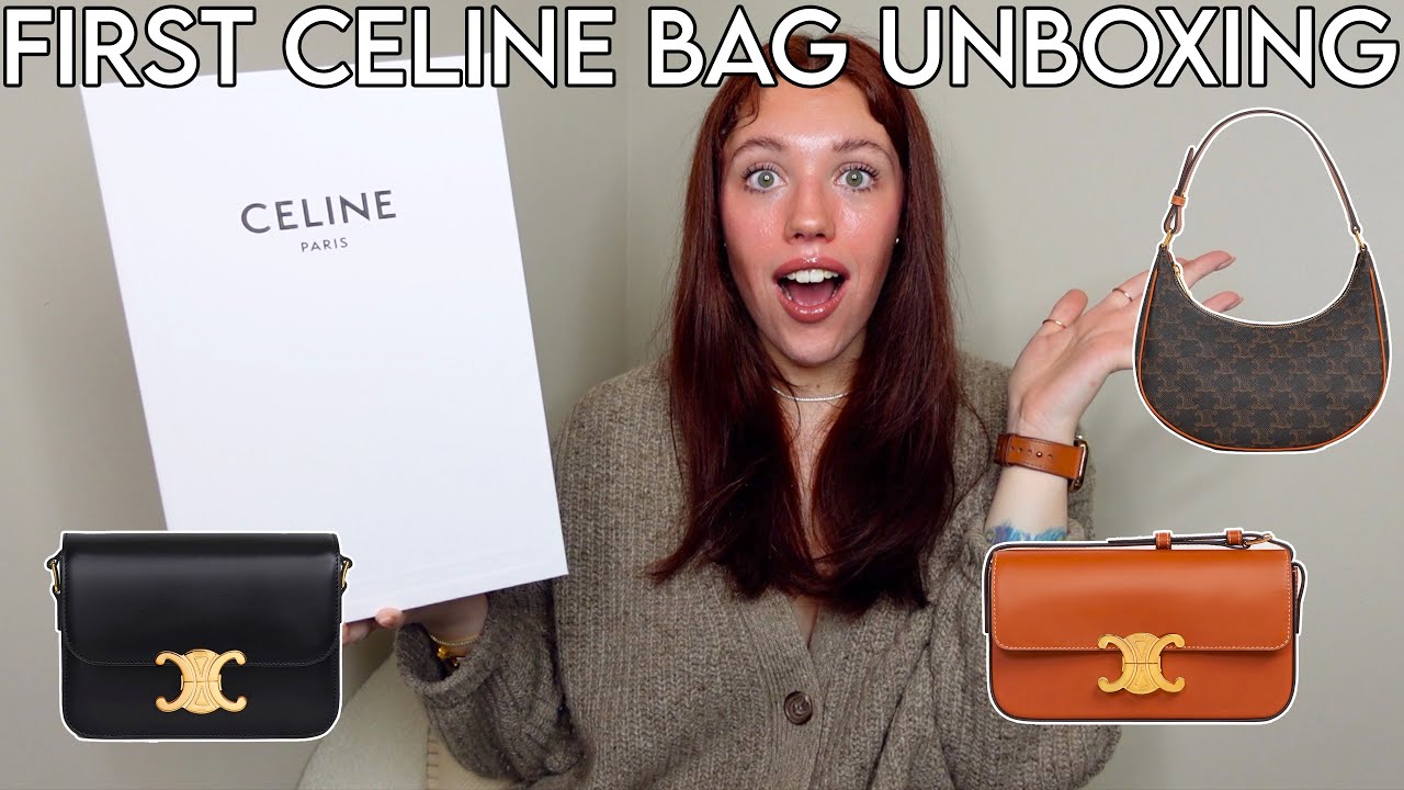 Celine Triomphe bag unboxing & review 