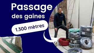 J'attaque la pose des gaines électriques ⚡️ avant le coulage du béton ! #électricité #electricien