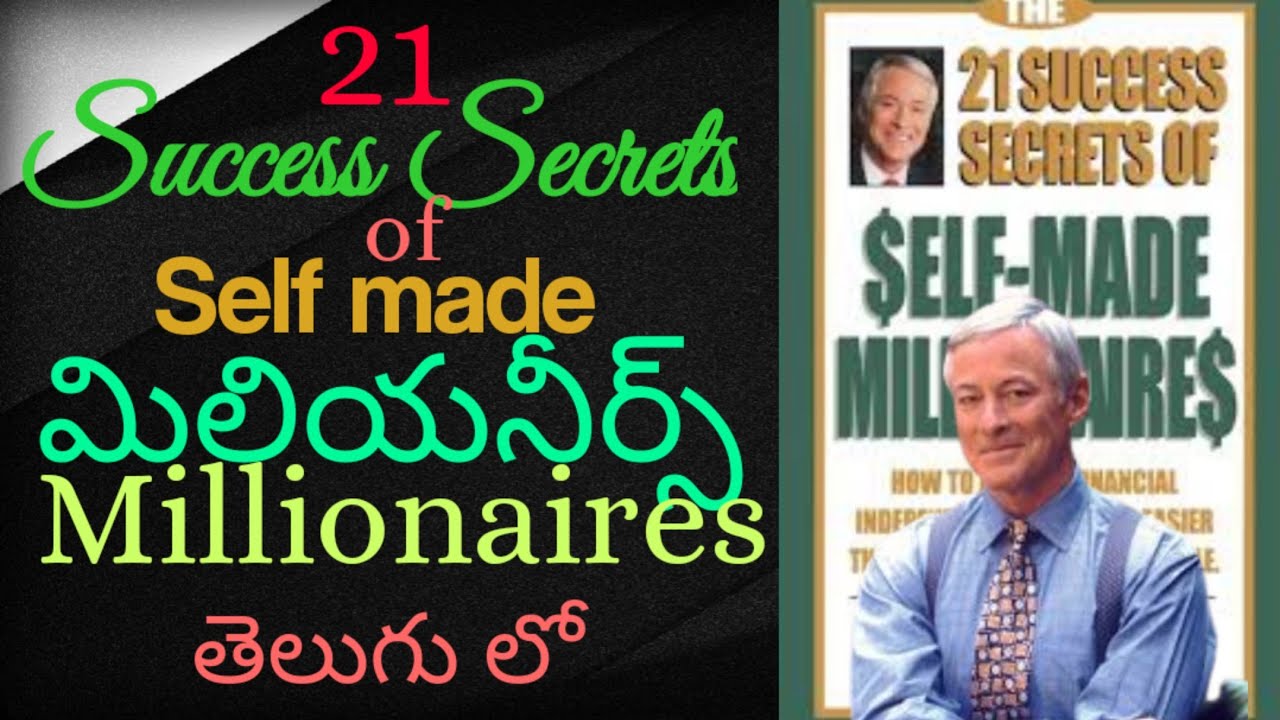 21 Success secrets of Self made Millionaires Summary by Tracy How to ...