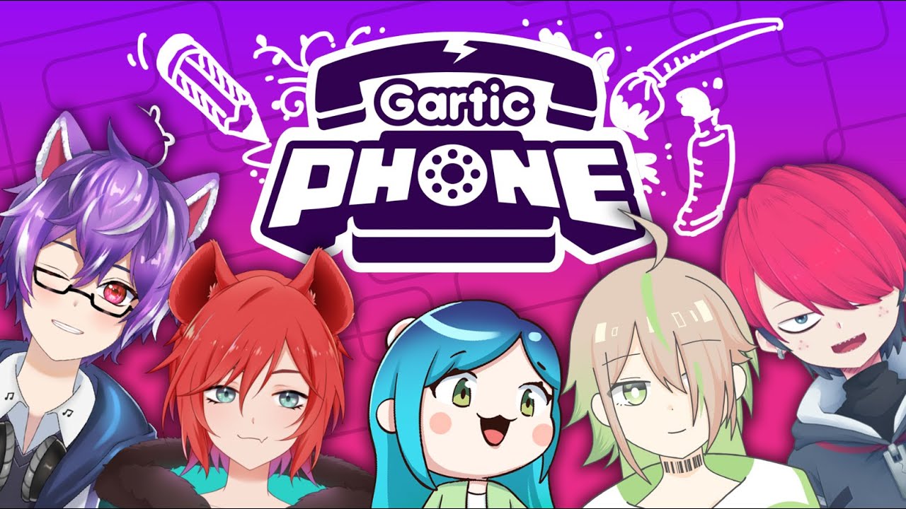 【GarticPhoneV朋朋與觀衆場】和大家來畫畫搞事！【鬣崎米娜米】Ft.多人 | MYViki