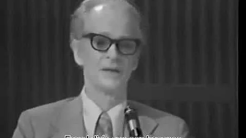 Conferencia de BF Skinner a Psiquiatras y Psiclogo...
