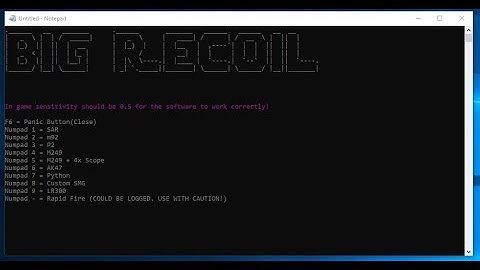 Rust No Recoil Script | Frequently Updated | Active Support