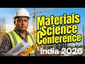 Materials Science Conference India 2026 #civildubai