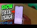 How to Show Data Usage on Honor Mobile Phone
