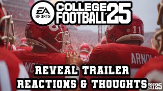 College Football 25 Reveal Trailer REACTION