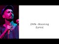 Zayn Blooming Lyrics 
