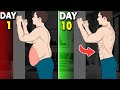 Turn your belly fat into abs with this standing wall exercises