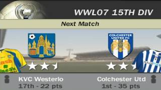 FIFA 07 | WWL 07 15th Division Week 18 Match 12 - KVC Westerlo vs Colchester Utd [AI vs AI]