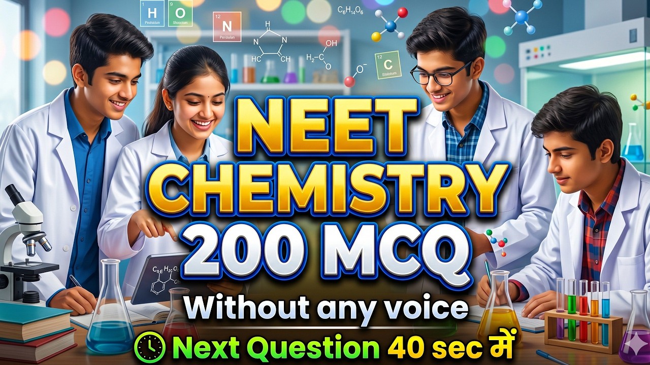 Most Expected 200 chemistry MCQ Question For Neet - YouTube