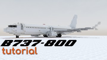 Boeing 737-800 [1.5:1] Tutorial! | Minecraft