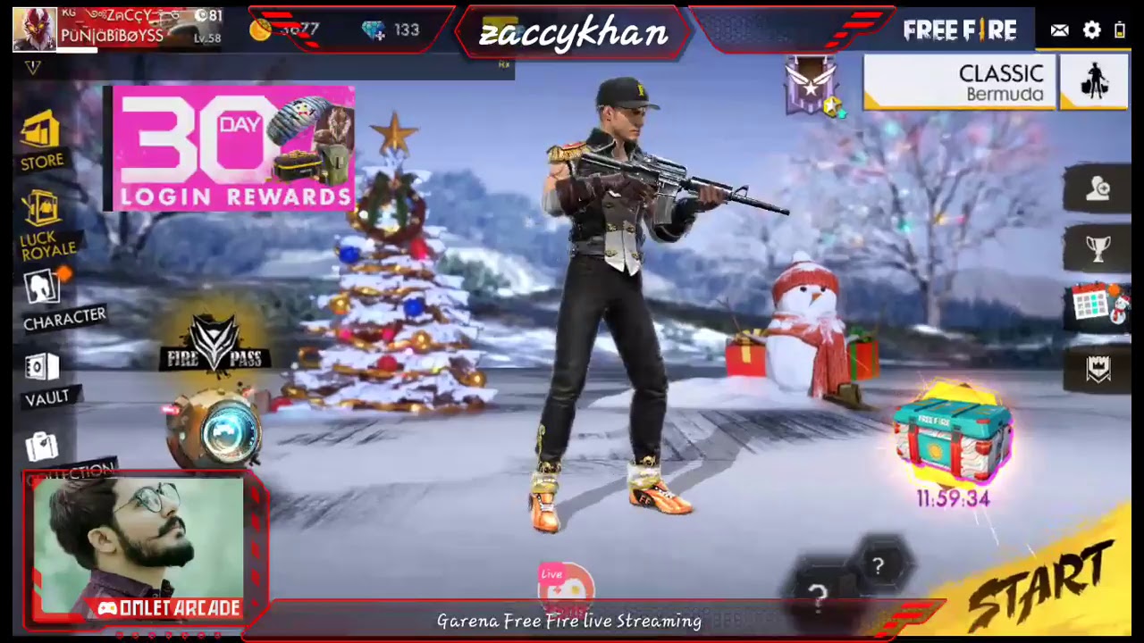 Garena Free Fire Live Streaming in Pakistan 🇵🇰🇵🇰Urdu / Hindi🇮🇳