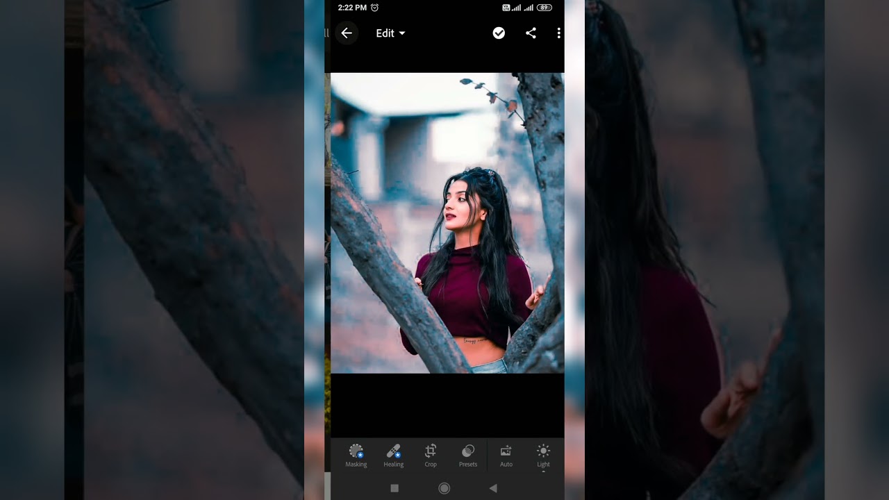 black and silver tone lightroom photo editing