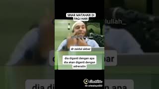 Dr zaidul akbar/ sinar matahari pagi