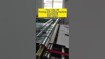 China top 10 manufacture by flexo 4 colors HD printing die cutting (attached slotter)machine