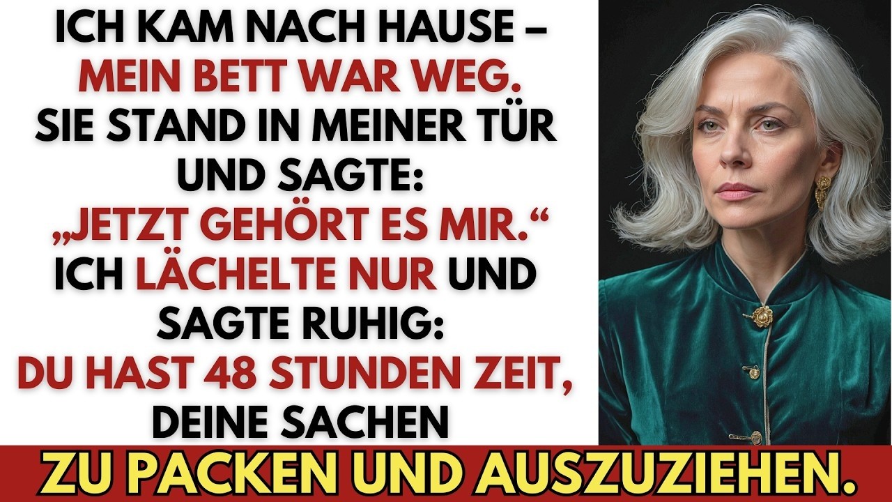 Zehn Tage war ich weg – und als ich zurückkam, stand meine Schwiegertochter in meinem Schlafzimmer und sagte: „Das ist jetzt mein Zimmer.“ Mein Bett war weg, meine Fotos waren verschwunden, und in...