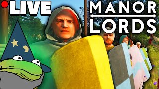 MANOR LORDS (LIVE) Hardest Bandit Start