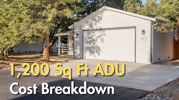 1200 Sq Ft New ADU Construction | Full Cost Breakdown 