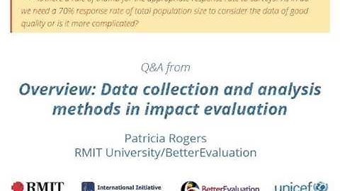 Data Collection and Analysis Methods in IE - Rule of thumb for appropriate response rate to surveys