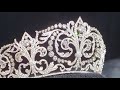 Spanish Fleu de Lys Tiara, La Buena (The Good One) Crown Jewels Copy Fake Faux Reproduction Replica