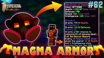 Magma Armor Fully Enchanted | Hypixel Skyblock - Minecraft EP. 62