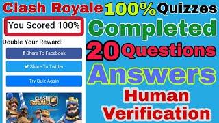 clash royale quiz all  20 questions 100% Score Answers || by Knowledge 4all screenshot 2