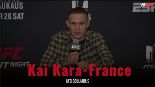 Kai Kara France UFC Columbus full pre-fight media day interview